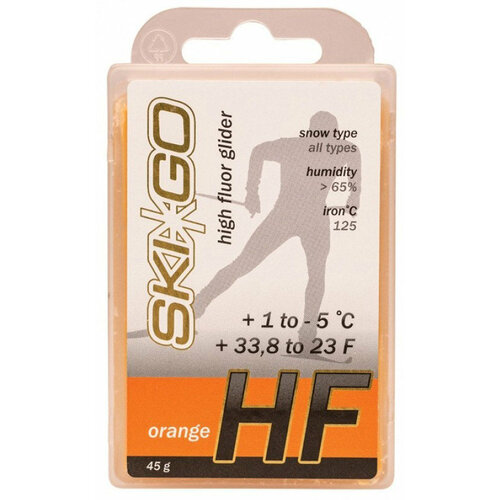 фото Парафин skigo hf orange, +1/-5, 45 г