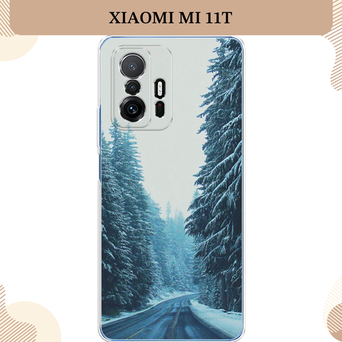 Силиконовый чехол Зима 9 на Xiaomi Mi 11T/ 11T Pro / Сяоми Mi 11T/ 11T Pro