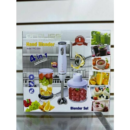 Погружной блендер 4в1 Компактный и многофункциональный блендер 300000₽