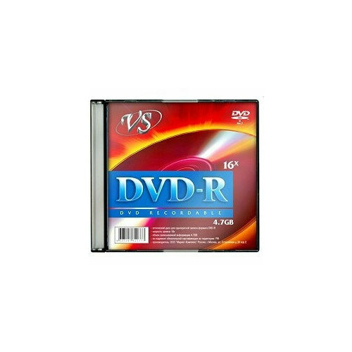 Диски VS DVD-R 4.7Gb, 16x, Slim Case 5шт.