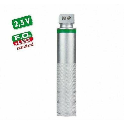 Рукоять для ларингоскопа фиброоптическая F.O. 2.5В LED лампа стандартная яркость диаметр 28мм KaWe Германия