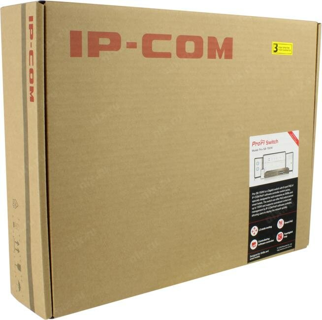 Коммутатор 8PORT 1000M POE GE/ SFP PRO-S8-150W IP-COM Tenda - фото №8