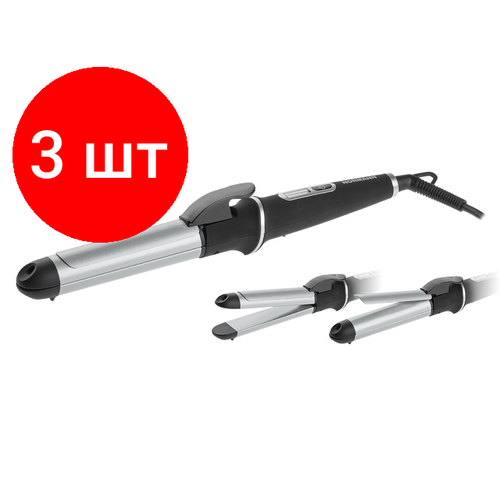 Комплект 3 штук Мультистайлер для волос 2 в 1 NORMANN AHS-760 2 в 1 50 Вт 30 мм 140-200С шнур 360 321400₽