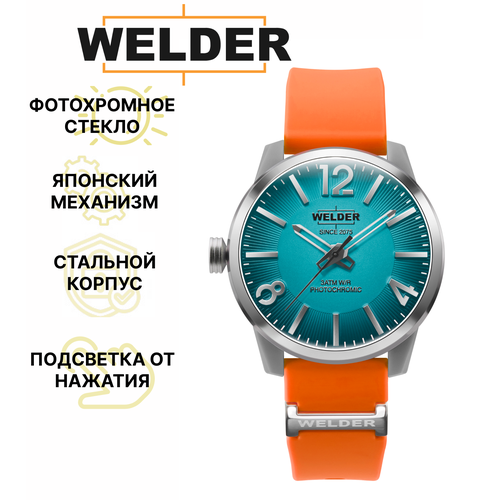 фото Наручные часы welder wwrl2001, серебряный