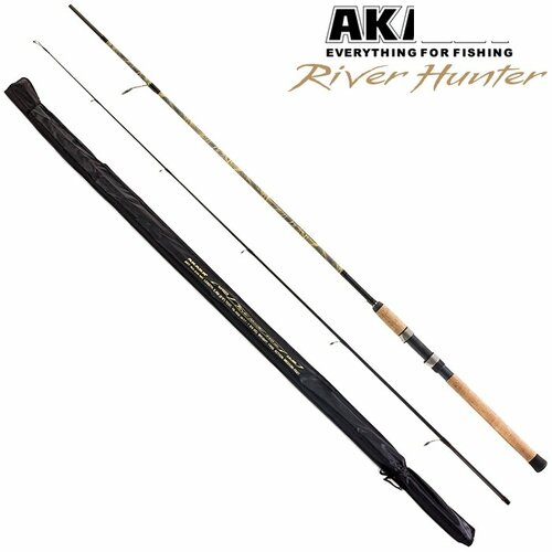 фото Спиннинг штекерный угольный 2 колена akara river hunter m