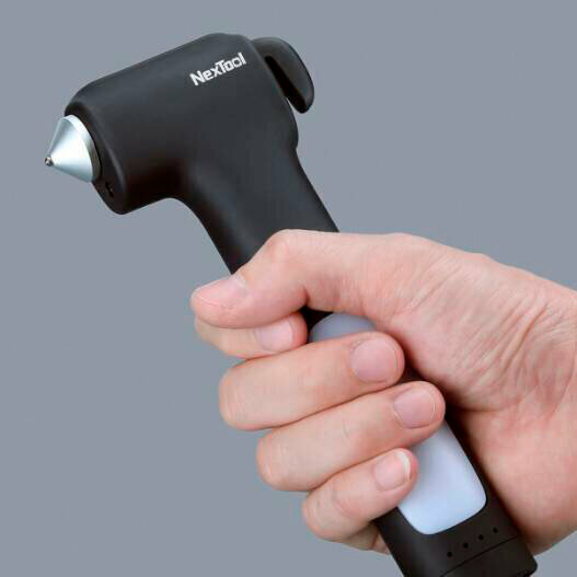 фото Автомобильный молоток/мультитул Xiaomi NexTool Multifunction Survival Hammer NE0140, магнитный, с подсветкой, с аккумулятором (power Bank) 2600 mAh