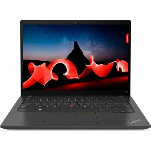 Ноутбук Lenovo ThinkPad T14 G4 21HEA05QCD, 14, IPS, Intel Core i5 1335U 1.3ГГц, 10-ядерный, 16ГБ DDR4, 512ГБ SSD, Intel Iris Xe graphics, Windows 11 Professional, черный