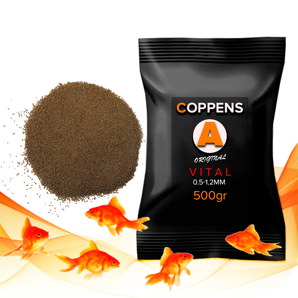 COPPENS VITAL 0.5-1.2мм, 500 гр - корм для аквариумных рыб