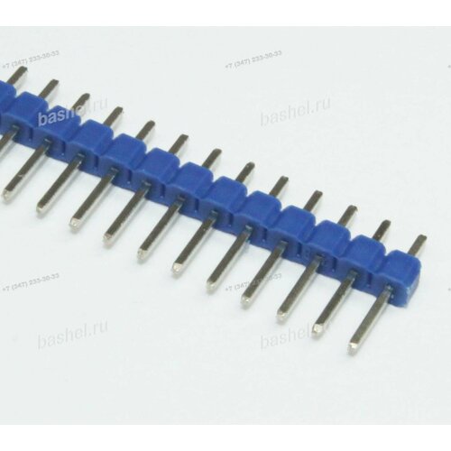 PLS-1x40 254 B Разъем штыревой синий электротовар 494₽