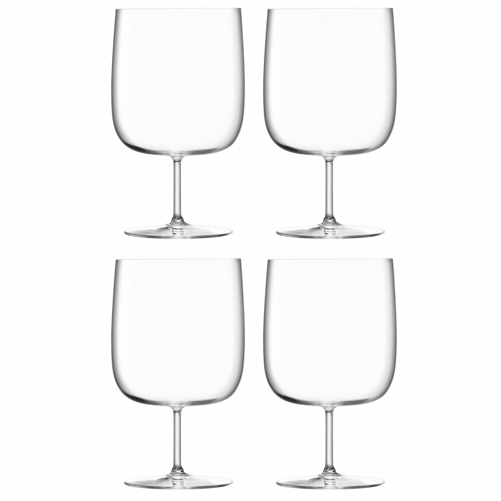 Набор из 4-х стеклянных бокалов для пива Borough, 625 мл, прозрачный, серия Бокалы и фужеры, LSA International, G1618-22-301
