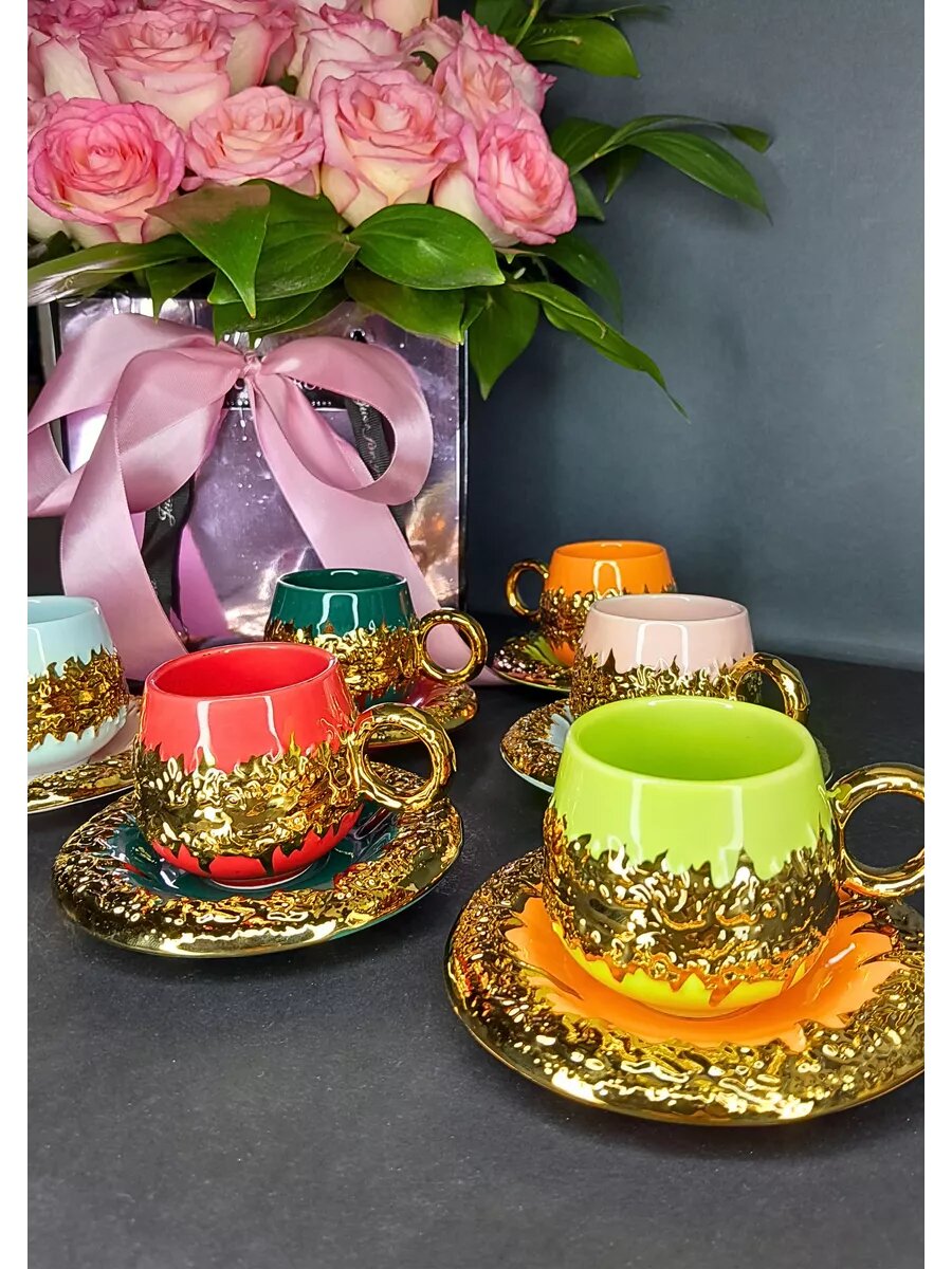 фото Кофейный набор 6 персон 12 предметов