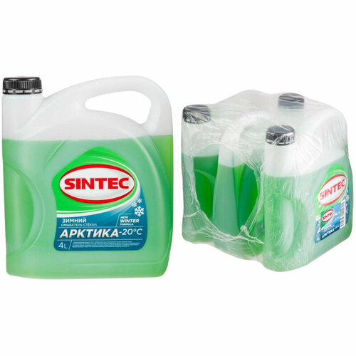 Жидкость незамерзающая Sintec Арктика -20 С 4л фирм кан 3 штукиупаковка 3422₽