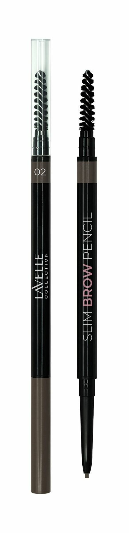 LAVELLE COLLECTION Карандаш для бровей автоматический Slim Brow Pencil, 02 коричневый
