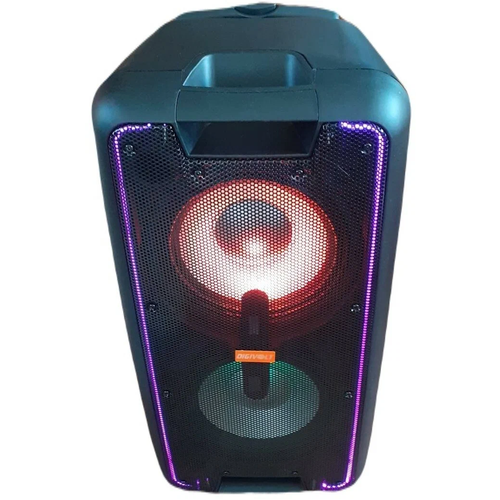 Колонка акустическая портативная Караоке DG 1168 2023 2 микрофонаbluetoothTWSUsbFMTF cardLine вход выходВход для гитарыПодсветка360W 1787000₽