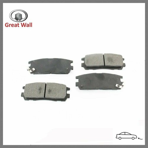 Колодки тормозные дисковые задние GREAT WALL 3502120K00 для ам Great Wall Hover H2 H3 H5 Safe F1 731₽