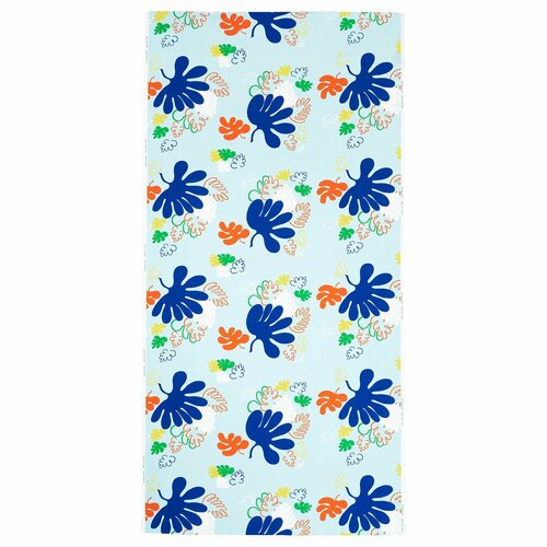 Икея IKEA KRYPKORNELL крипкорнелл ткань кроеная узор разноцветные листья 150х300 см 5199₽