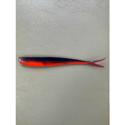 Мягкая крупная силиконовая приманка для рыбалки Pike Slag 21см (свимбейт/ джеркбейт), Фиолетово-красный (Violet-fire), 1 шт.