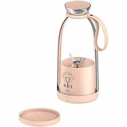 Blender Smoothie Maker Smoothie Maker To Go стационарный миксер портативный блендер 500 мл USB-разъем для зарядки еще одна портативная маленькая нижняя крышка розовая 1437700₽