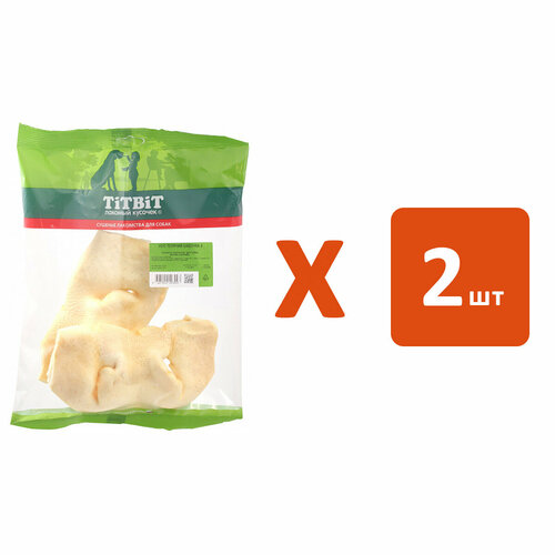 Лакомство TIT BIT для собак нос телячий бабочка 2 шт (1 шт х 2)