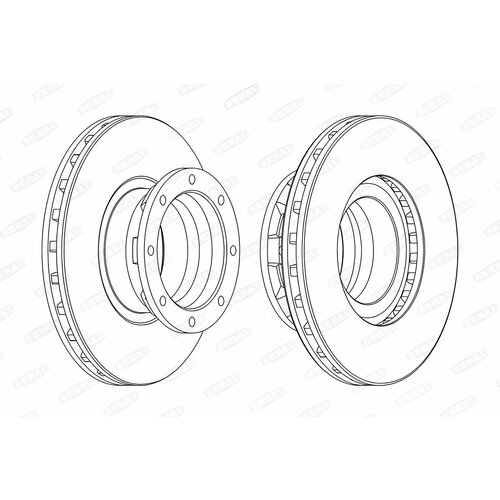 Диск тормозной 335*34*111 MB ATEGO BCR187A (Beral)