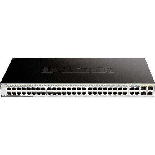 Коммутатор DGS-1052A3A Unmanaged Switch 48x1000Base-T 4xCombo 1000Base-TSFP Surge 1KV metal case 32860₽