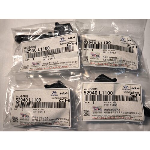 4шт Датчики давления шин оригинал Mobis KIA HYUNDAI TPMS 52940L1100 16000₽