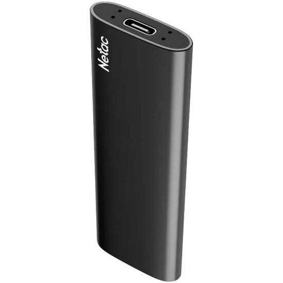 Внешний SSD диск Netac Z SLIM NT01ZSLIM-001T-32BK 1 ТБ USB 3.2 Gen 2 Type-C, черный — фото 1