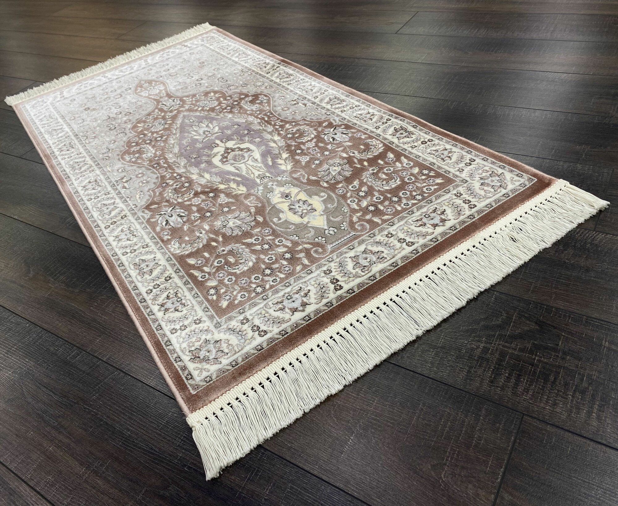 Молитвенный коврик Roger Vanden Bergh "Unique", фабричное производство, бельгийский бамбуковый шёлк 0.5х0.8 м — фото 1