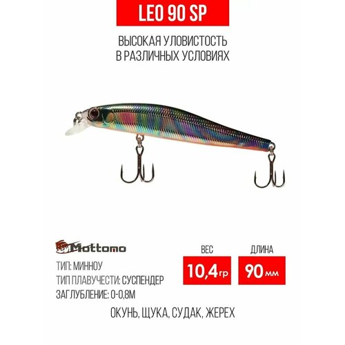 Воблер для рыбалки Mottomo Leo 90SP 10,4g приманка на щуку, сома