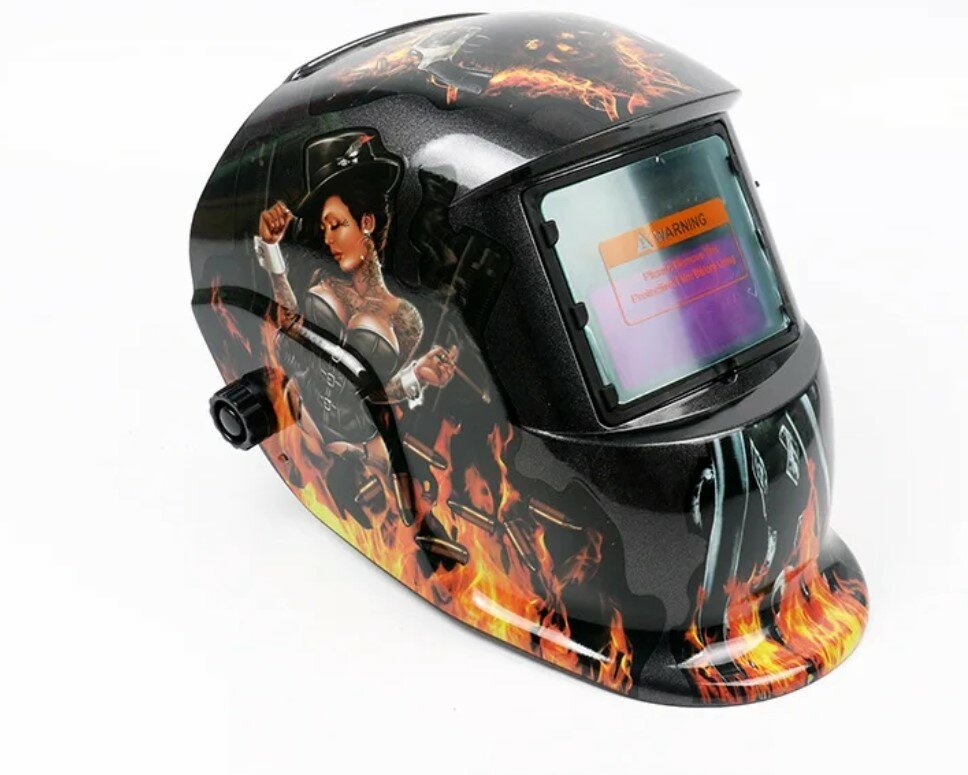 фото Маска сварочная хамелеон Mexin с регулировкой затемнения и задержки 4/9-13 DiN