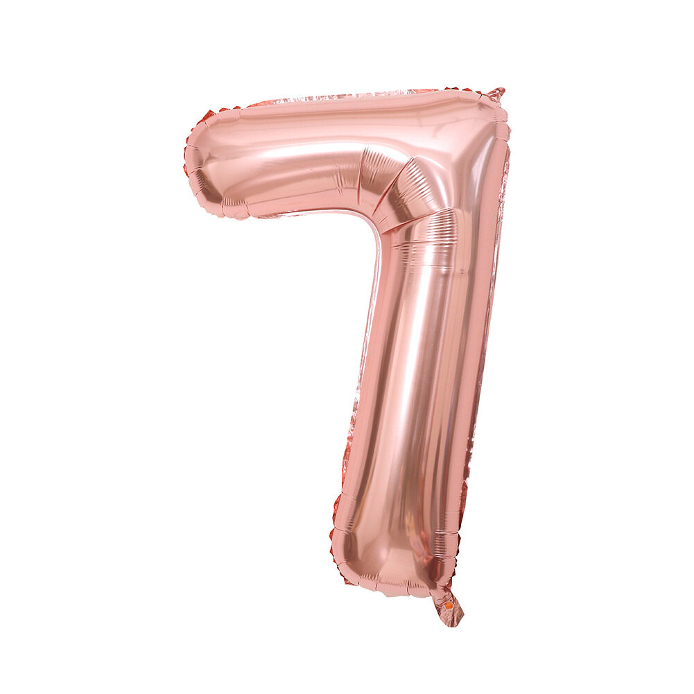 Воздушный шар "Digital Rose Gold 7", 40 дюймов, для украшения вечеринок и свадеб