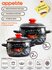 Набор кастрюль/Кастрюля эмалированная Chilli 2,0л и 3,0л ТМ Appet...