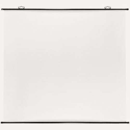 Изображение товара Экран Cactus 150x150см Map type CS-PSRM-150x150-BK 1:1 настенно-потолочный рулонный черный