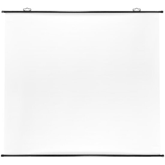 Экран Cactus 150x150см Map type CS-PSRM-150x150-BK 1:1 настенно-потолочный рулонный черный