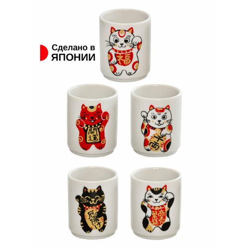 Стопки для водки и сакэ, соджу набор 5 шт. 50 мл Д4,4х5,5 см