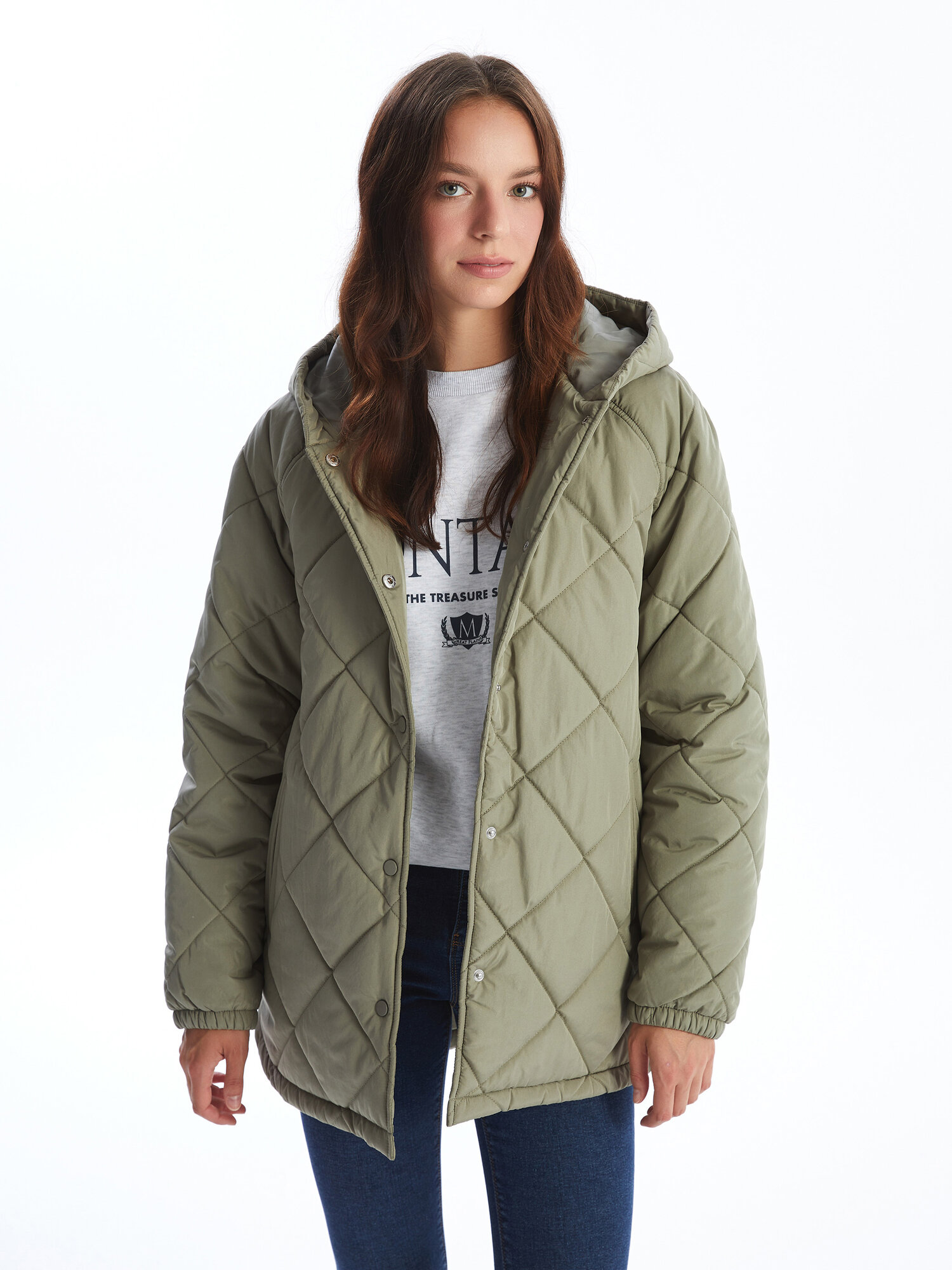 Пуховик LC Waikiki, размер M-L, green