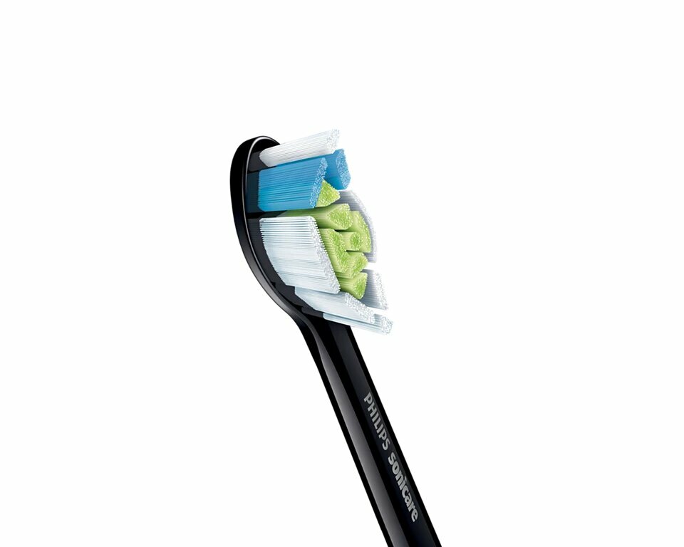Насадки для электрических зубных щеток Philips Sonicare HX6063/96, 3 шт, чёрный — фото 1