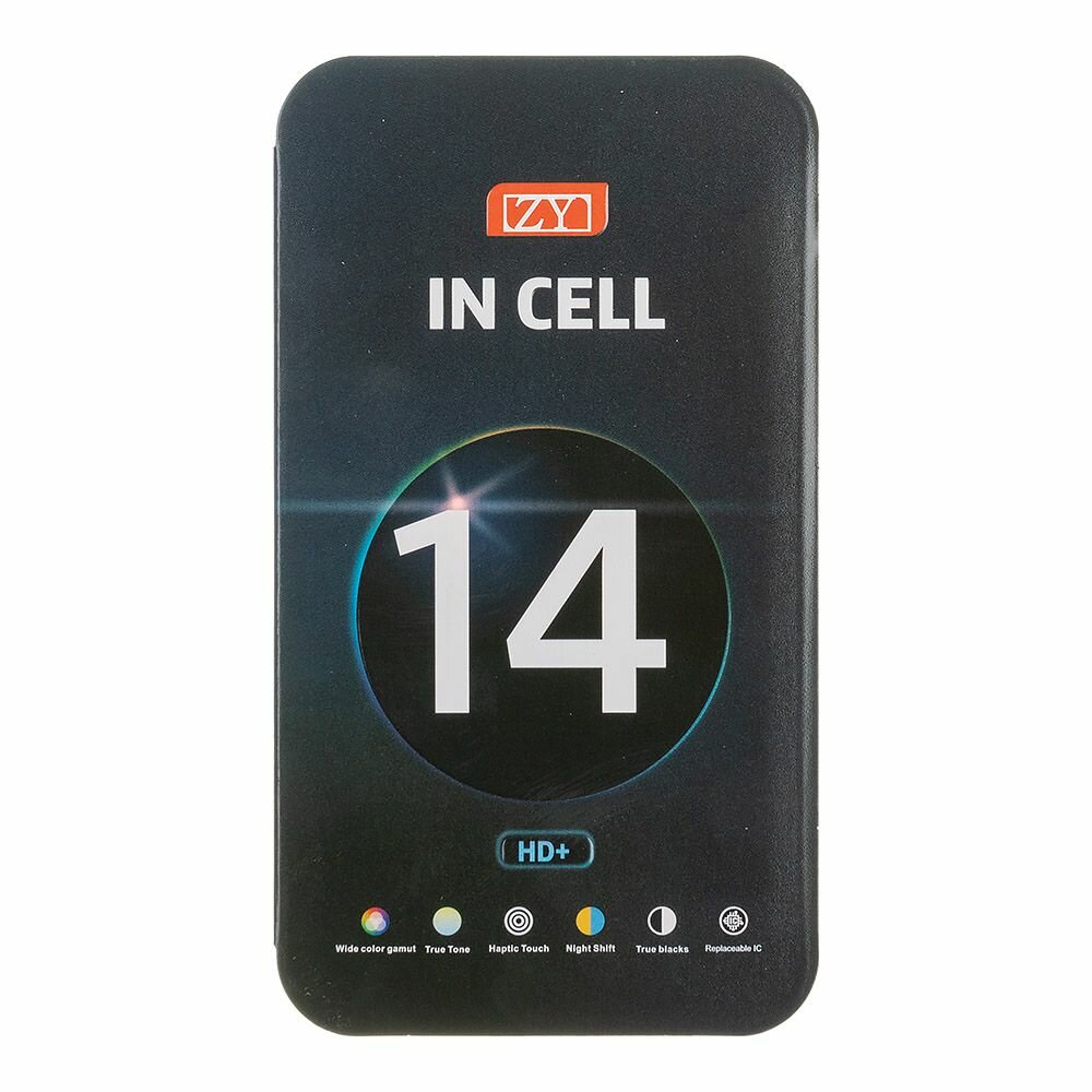 LCD дисплей для Apple iPhone 14 оригинальная матрица ZY In-Cell A-SI HD+ (черный) — фото 1