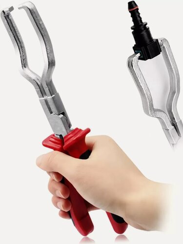 Изображение товара Съемник коннекторов топливных фильтров - Щипцы для демонтажа, обслуживания инжекторных систем автомобилей