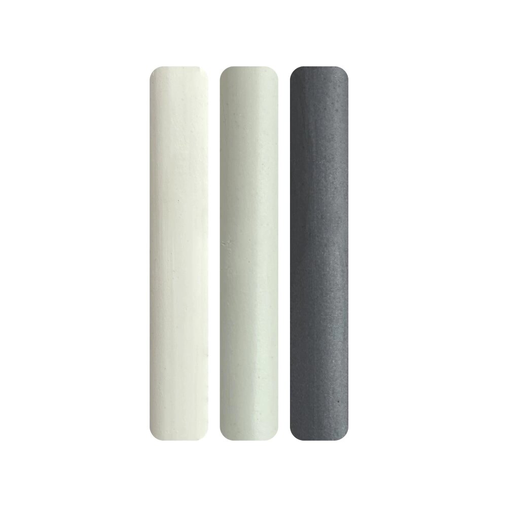 Мелок восковой Темно-серый для реставрации ламината и паркета 3 шт