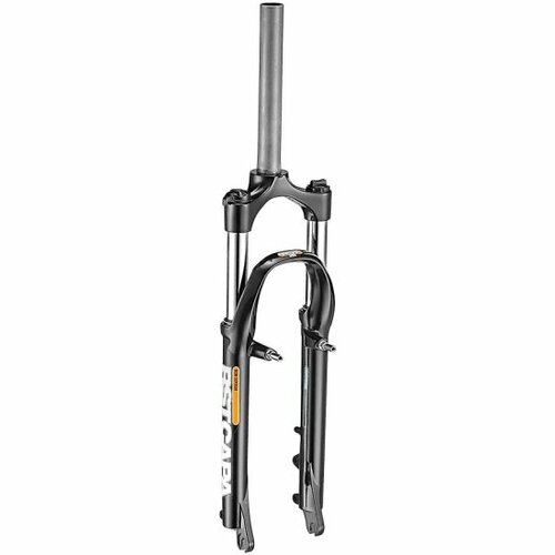 Вилка амортизационная Rst CAPA 26 T для XCATB 26 пружина шток 1-18 алюминийсталь ход 80мм тормоза DV регулировки P дропауты 9мм вес 198кг чёрная 7770₽