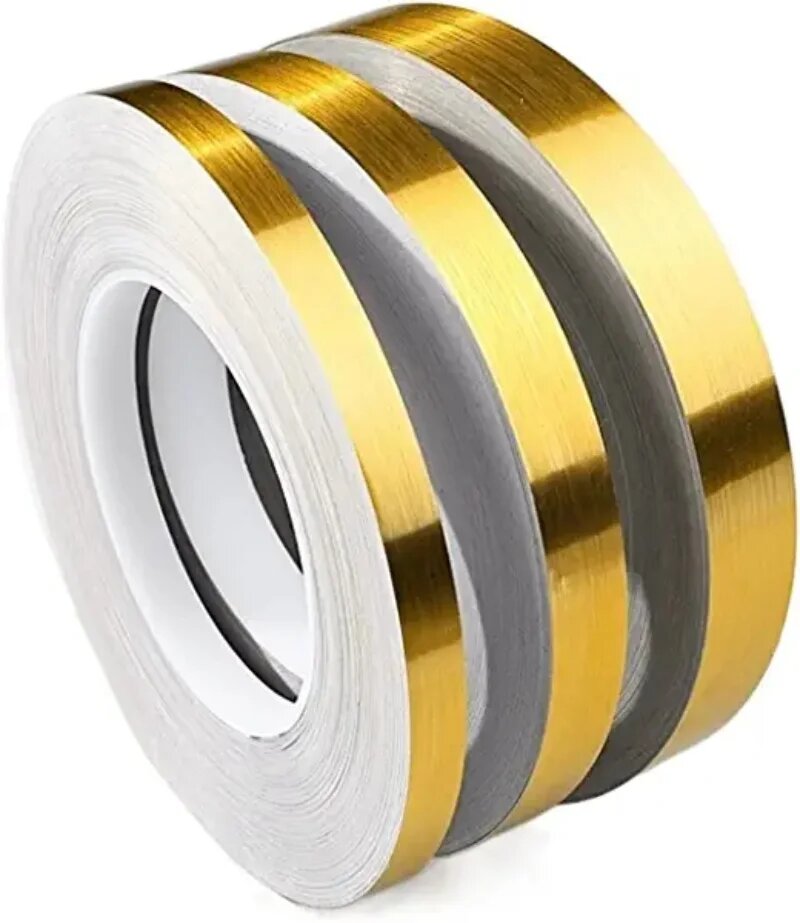 Золотые черные водонепроницаемые самоклеящиеся наклейки для плитки 50м 0 5cm  gold