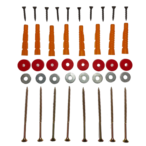 Набор крепежа для звукоизоляционных панелей шумоборец 24, 8 комплектов