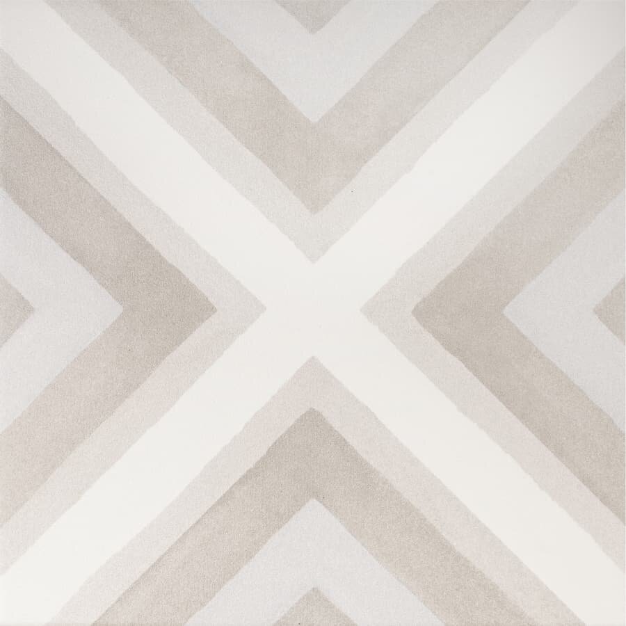 Плитка для пола керамогранит матовый Artisan Cream Decocer 200х200/9, упаковка 18 шт. / 0.706 кв. м