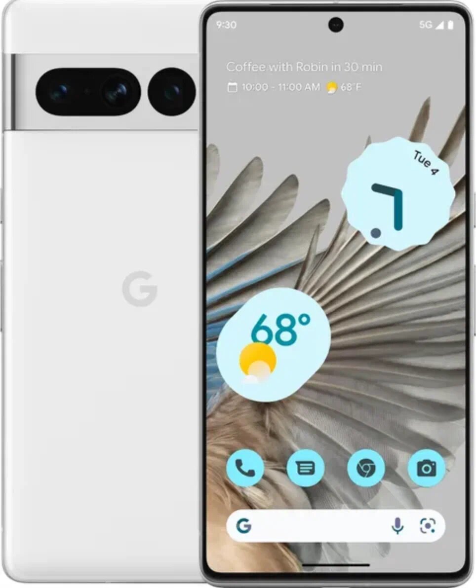 "Google Pixel 7 Pro 5G 12/256Gb snow (белый) (NFC) (Америка)(Google Tensor G2)"