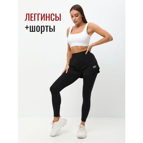 фото Легинсы спортивные jbs, размер m, черный