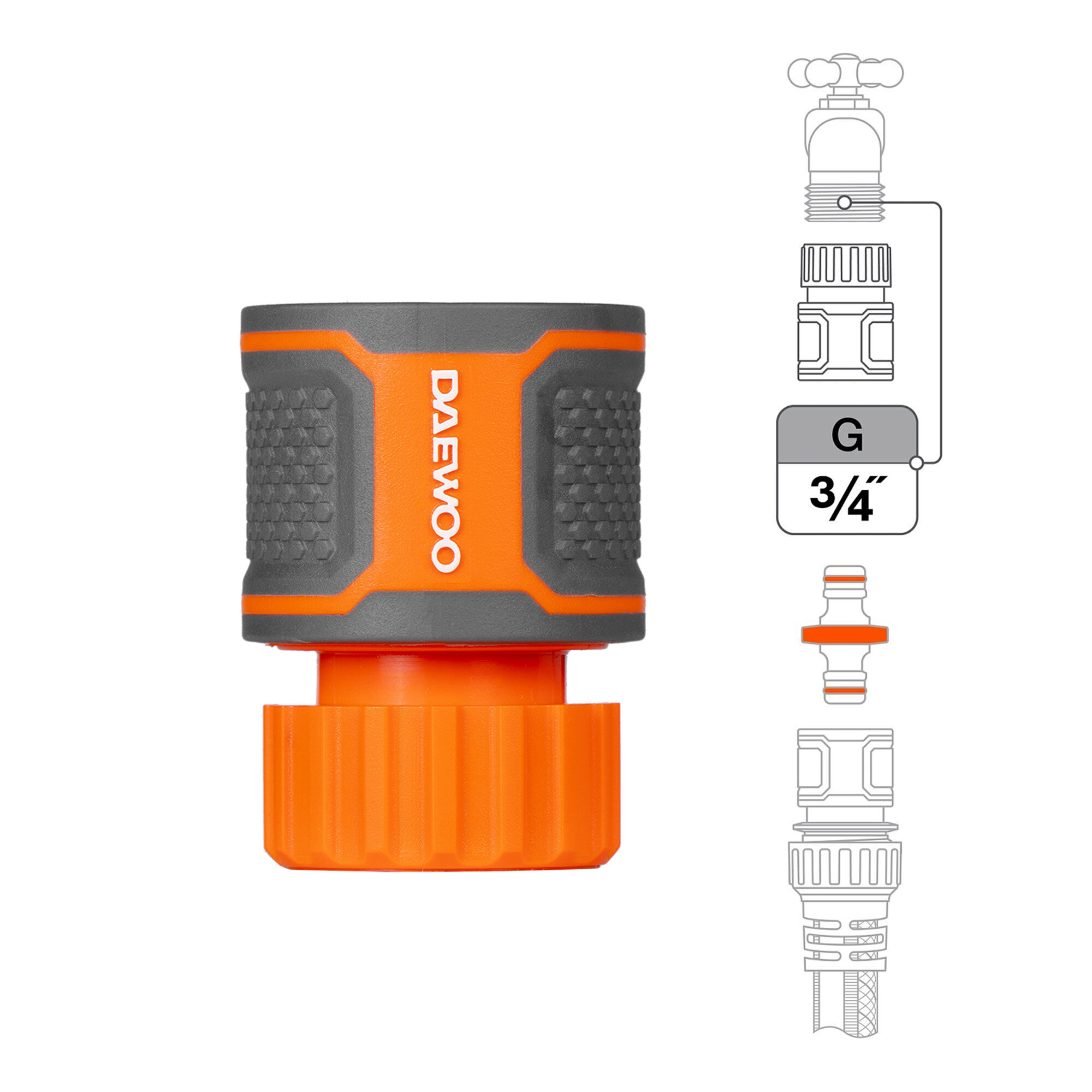 Коннектор для шланга DAEWOO DWC 2119 G3/4