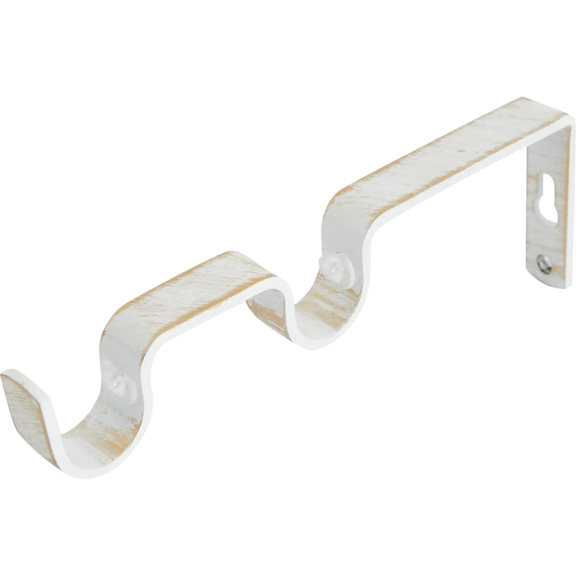 Держатель двухрядный Inspire сталь цвет белый классик D20 мм