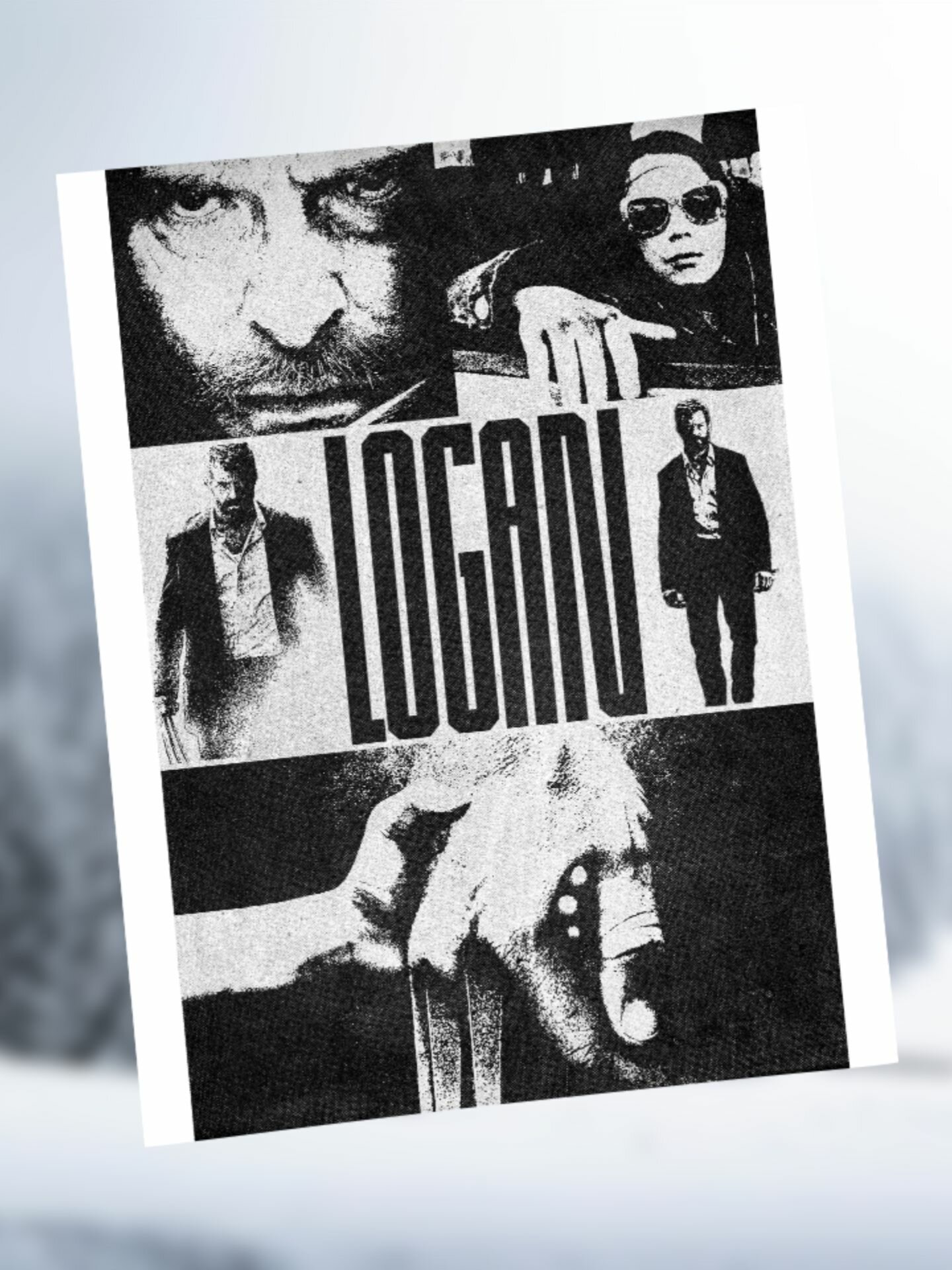 Постер pinterest "Логан", 29.7х42см, А3, глянцевый