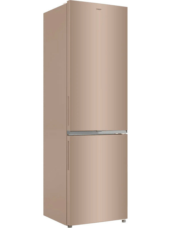 Холодильник Candy CFN6200G, с морозилкой, No Frost, 2 двери, золотой, перевешиваемые дверцы — фото 1